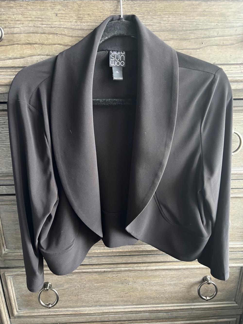 Ciara Sun Woo Shawl Collar Shrug